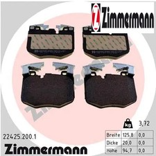 FRONT BRAKE PADS SET LEFT &