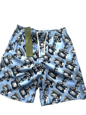 Gucci Horsebit Blue Silk
