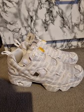 Reebok x VetmentsWhite Instapump Fury Vet Emoji Trainers