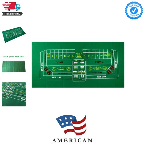 Craps table top felt - craps,