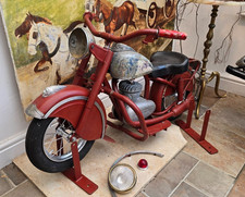 indian Chief motorcycle Lenearts Belgium Pedal Car J40 Fairground harley ride on
