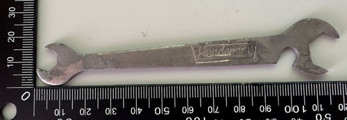 Vintage henderson spanner - henderson,