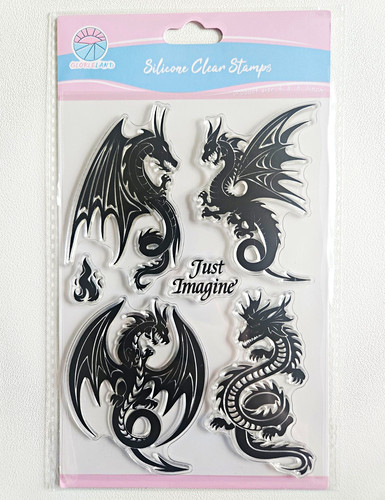 Silicone clear stamps - set,