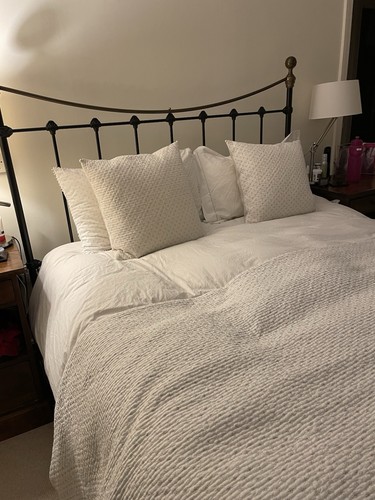 King size solid cast iron - size, bed