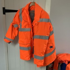 Orange Hi Viz  L  Jacket High Visibility Safety Workwear Bodyguard