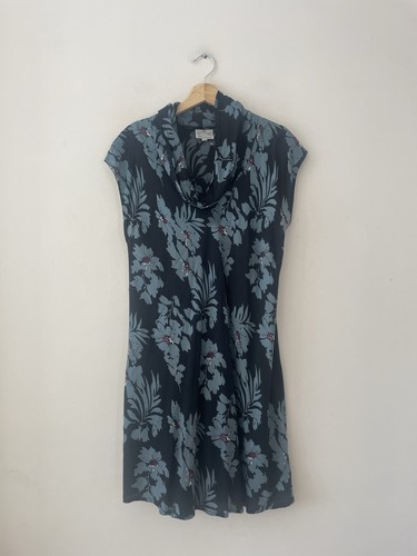 Masai black blue - black, floral
