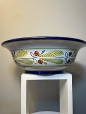 Handcrafted Pottery 11” Serving Bowl Italy
