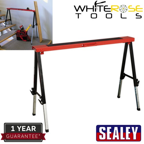 Sealey fold down trestle with - sealey,