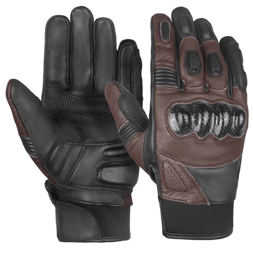 Leather motorbike gloves - motorbike,