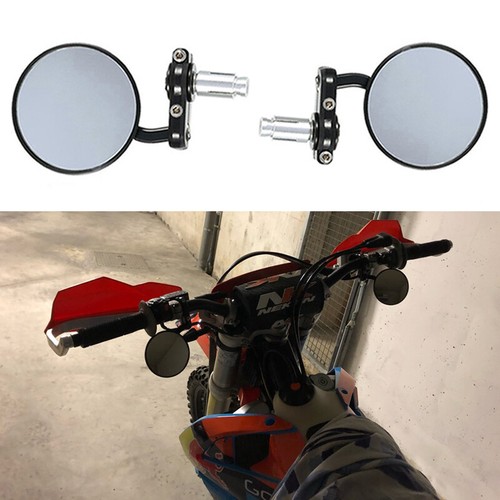 Motorcycle round black - black, 7/8"