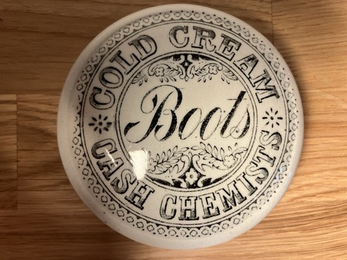 Antique pot lid black - , &