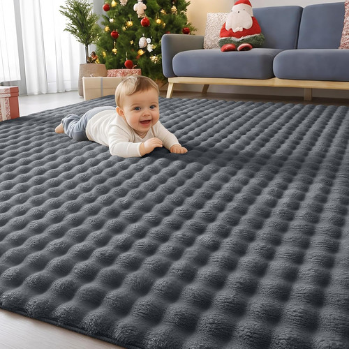 120x160cm dark grey shaggy - 120x160cm, rug