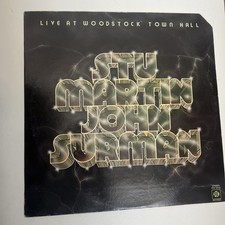 Stu Martin, John Surman Live At Woodstock Town Hall  LP Album 12” Vinyl Record D
