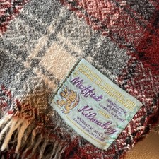 Highland Home Industries All Wool Made In Scotland Picnic Blanket  