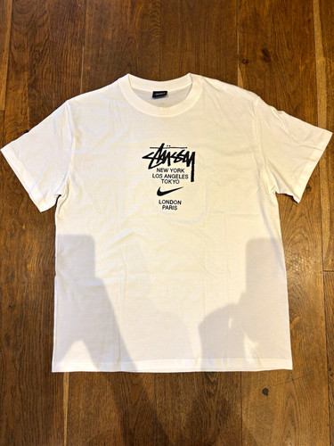 Stüssy nike white graphic - nike,