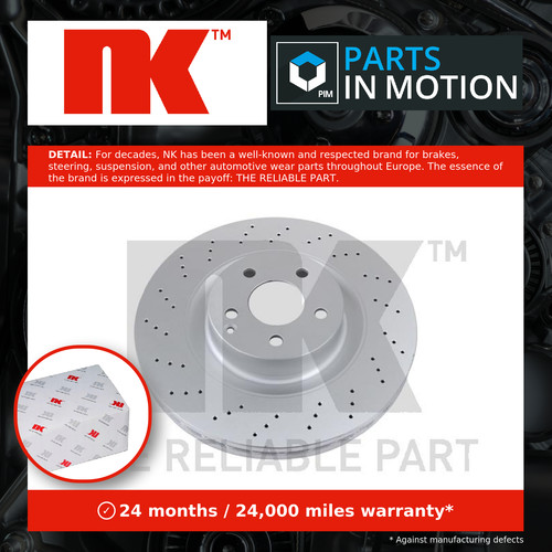 Brake disc single vented fits - single,