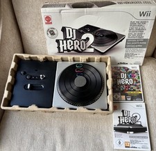 *Working* Nintendo Wii DJ Hero 2 Wireless Turntable Controller plus DJ Hero 1&2