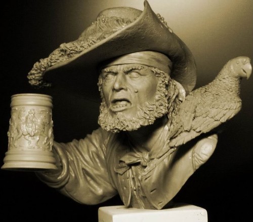 Miniatures pirate parrot - miniatures,