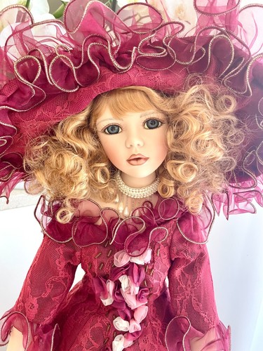 Porcelain doll tall - 35",