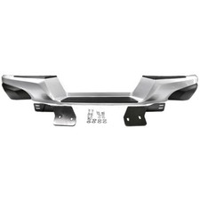 Rear Bumper Silver & Black