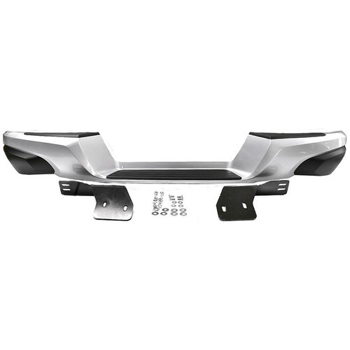 Rear bumper silver black - bumper,