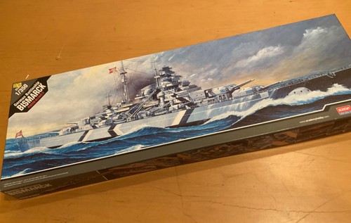 Bismark plastic model ship
