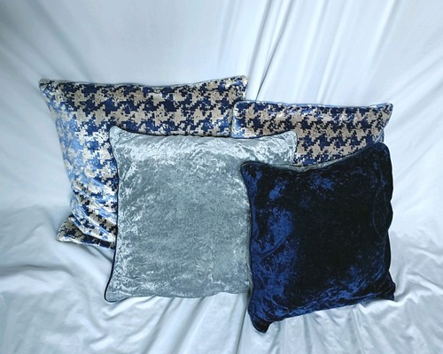 Extra large velvet cushion