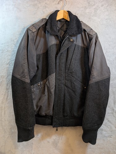 Maharishi mens wool bomber - wool,