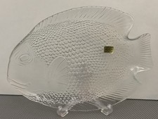 Vintage Arcoroc Glass Fish