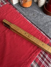 Vintage Wooden Folding Ruler 6