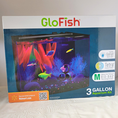 Glofish gal bowfront acrylic - glofish,