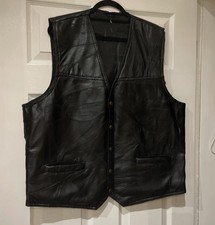 Domoti Sas Leather Vest. Size