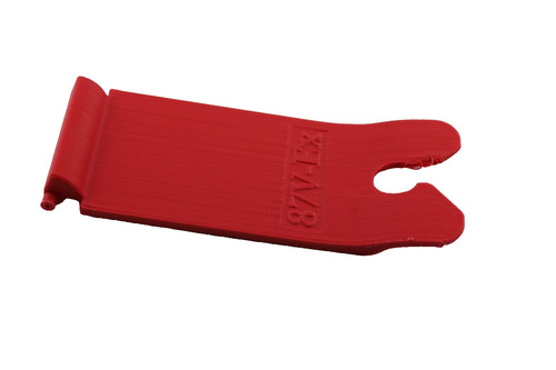 Red multimeter support stand - multimeter,