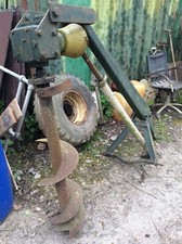 Lister Tractor mounted post auger agricultural implements