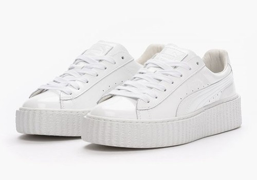 Puma rihanna glo white patent - white,