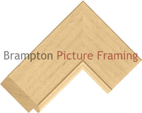 73mm wide natural flat wood - flat,