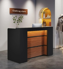 Desk reception front - reception, drawer