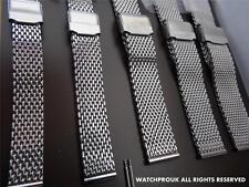 DIVE STAINLESS STEEL MESH BRACELET SHARK BAND METAL STRAP FOR YOUR SEIKO WATCH