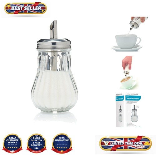 Retro glass sugar - glass, dispenser