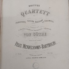 Drittes Quartett Mendelssohn