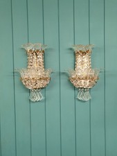 Pair of Murano glass early