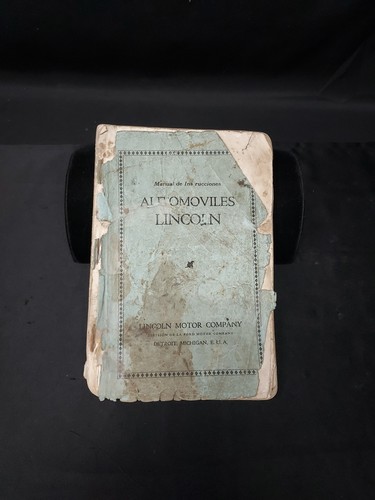 1929 original book instruction - original,