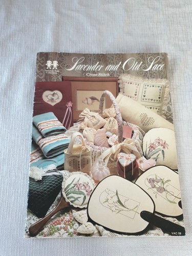 Lavender and old lace - lace, cross