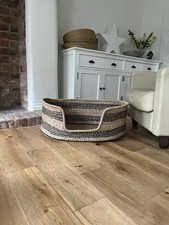 Large, New Wicker Dog Basket