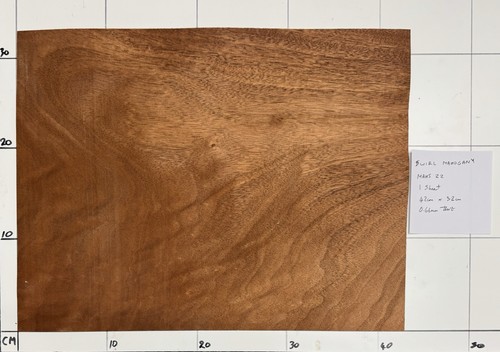 Mahogany swirl real wood - mahogany,