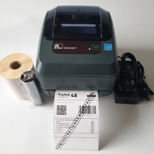 Zebra GX430t 300dpi Direct  Thermal Transfer Network Label Printer Ribbon 787