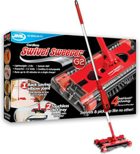 JML Cordless Vacuum Cleaner - Battery Powered Swivel Sweeper Hand Held Upright F