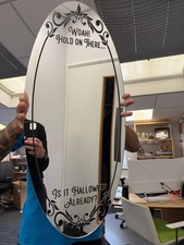 Halloween Mirror Sign