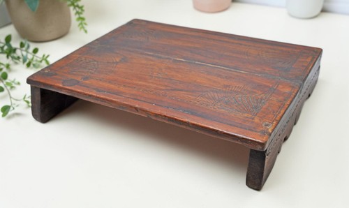 Antique wooden floor sitting - wooden,