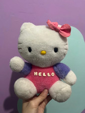 Vintage Japan Sanrio Hello Kitty Soft Toy Plush Stuff 1990